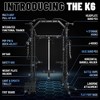 ER KANG Power Cage, 1500LBS Power Rack with Cable Crossover System, Multi-Function Workout Cage, Squat Rack Home Gym - 4 of 4