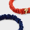 Bijoux Sport by Luv Aj MLB Logo Silky Hair Ties 2pc - 2 of 2