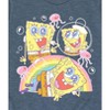 Boys' - Spongebob Squarepants - Cute Face Rainbow Short Sleeve Graphic T-Shirt - 2 of 4