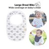 KeaBabies 8pk Organic Baby Bibs for Boy, Baby Drool Bib for Toddler Boys, Girls, Newborn Baby Teething Bibs - 2 of 4