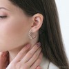 Pompeii3 1Ct 6-Stone Diamond Hoops 10k Gold Lab Created - 4 of 4