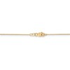 Black Bow Jewelry 0.65mm, 14k Yellow Gold, Diamond Cut Cable Chain Necklace - 4 of 4