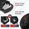 Lightweight Mesh Drawstring Bag, Gym & Swim Backpack with Separate Wet Pocket and Shoe Compartment - 2 of 4