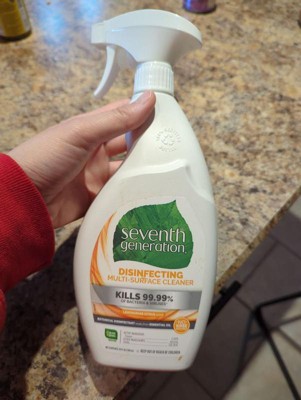 Seventh Generation Lemongrass Citrus Disinfecting Multi-surface Cleaner ...