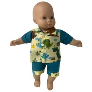 Doll Clothes Superstore Handmade Dino Might Outfit For 14-16 Inch Baby Dolls - 1 of 4