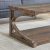 NicBex Modern Unique-Shaped Coffee Table with Storage,Solid Wood Side Table,Center Table for Livng Room,Kitchen - 4 of 4