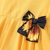 PATPAT Little Toddler Girls Clothes Butterfly Sleeveless Dress Top and Floral Print Short Set Girls Outfits 3-8Y - 2 of 4