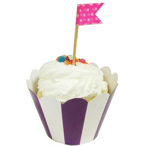 Wrapables Standard Size Chevron Cupcake Wrappers - 1 of 4