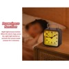 Square Small Alarm Clock for Children - Silent Desktop Clock, Student Bedside Snooze Alarm, Night Light, Decorative Metal Shell with Pointer Display - 3 of 4