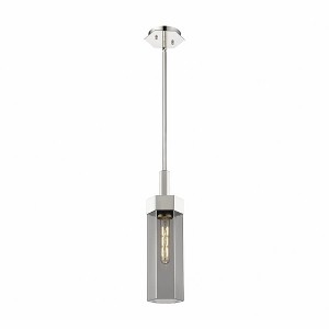 Claverack - 1 Light Pendant In Art Deco Style-17.25 Inches Tall and 5 Inches Wide - 1 of 1
