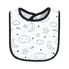 Hudson Baby Infant Girl Cotton Bibs, Dreamer, One Size - 4 of 4