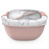 Bentgo Salad Stackable Lunch Container with Large 54oz Bowl, 4-Compartment Tray & Built-In Fork - image 3 of 4