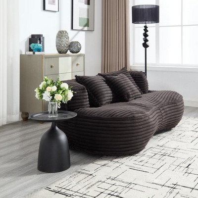 Vynxaria Bean Bag sofa Lazy Sofa Durable Comfort Lounger High Back Bean Bag Chair Couch