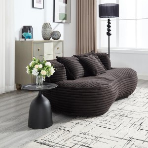 Vynxaria Bean Bag sofa Lazy Sofa Durable Comfort Lounger High Back Bean Bag Chair Couch - 1 of 4