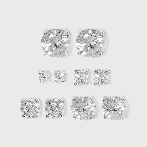 Clear Earring Studs : Target