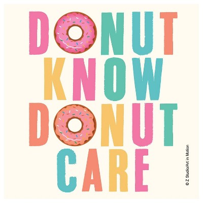 4pk Ceramic Donut Know Donut Care Coasters - Thirstystone