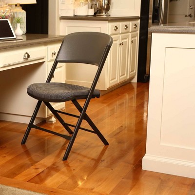 4pk Padded Commercial Grade Folding Chair Gray - Lifetime: Indoor/Outdoor, Easy Clean, No Assembly Required