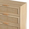 NicBex 6 Drawers Rattan Dresser Storage Cabinet Closet Organizers and Storage Dresser for Bedroom, Closet, Entryway, Living Room - 2 of 4