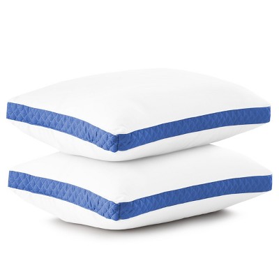 Set Of 2 King Pillows Soft Microfiber Sleeping Pillow Pack For Neck ...