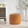 Gwinnett Modern Velveteen Cylinder Pouf - Christopher Knight Home - 2 of 4