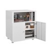 TIRAMISUBEST Home Office Printer Stand with Wheels - White Mobile File Cabinet - 3 of 4