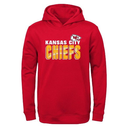 Nfl Kansas City Chiefs Toddler Boys' Poly Fleece Hooded Sweatshirt