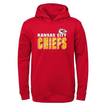 NFL Kansas City Chiefs Toddler Boys' Poly Fleece Hooded Sweatshirt