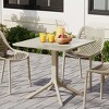 WestinTrends Playa 31.5" Square Outdoor Plastic Resin Patio Dining Table for 4 - 2 of 4