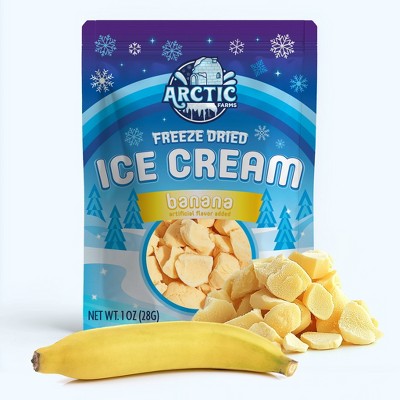 Arctic Farms Freeze Dried Ice Cream That Does Not Melt (Banana)