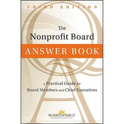  The Nonprofit Board Answer Book - 3rd Edition (Hardcover) 