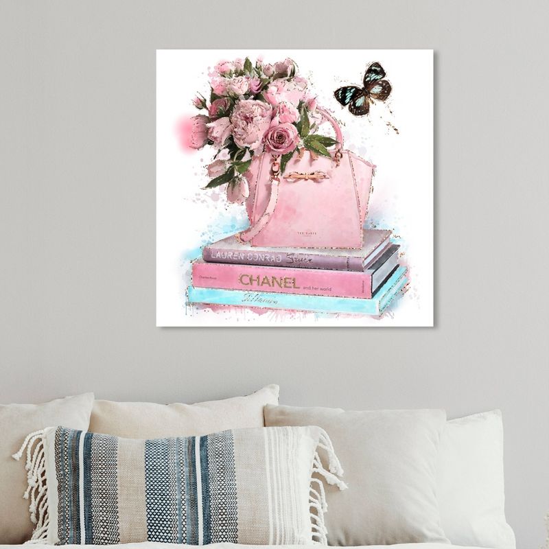 12&#34; x 12&#34; Doll Memories - Celebrate Fashion II Fashion and Glam Unframed Canvas Wall Art in Pink - Oliver Gal, 3 of 6
