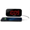 Timex Alarm Clock with Large Display and USB Charging Port - Black (T1120B) - 2 of 4