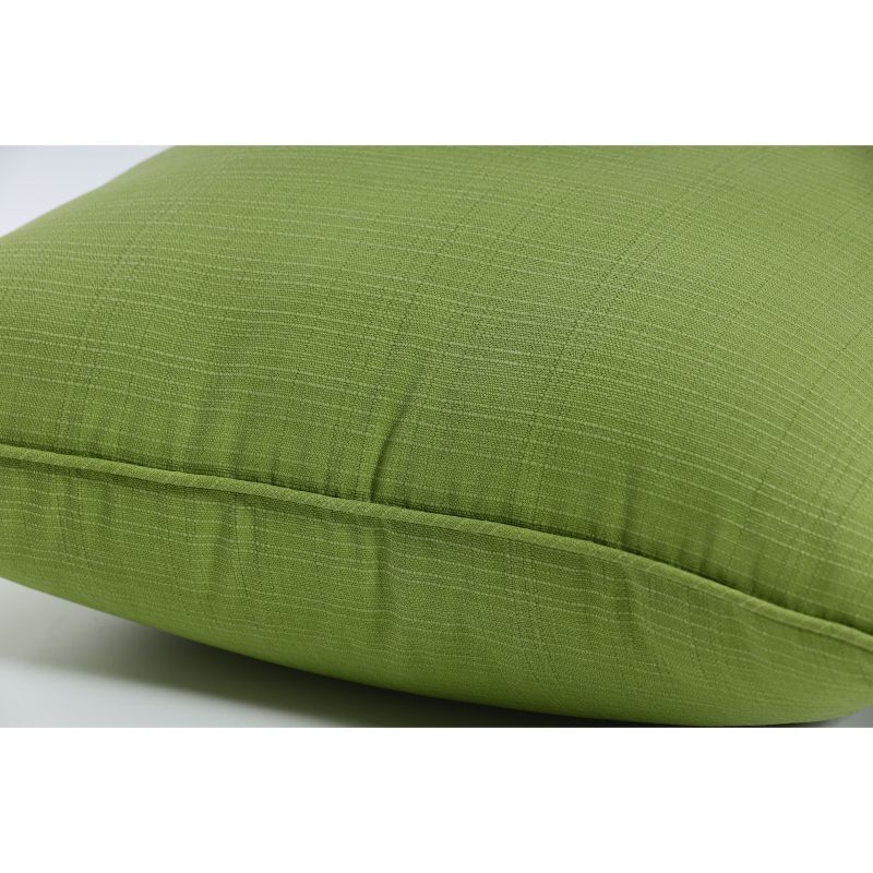 2 Piece Outdoor Lumbar Toss Pillow Set - Forsyth Solid - Pillow Perfect, 3 of 9
