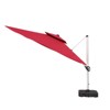 CASAINC 11 FT Square Double Top Umbrella with Base - 2 of 2