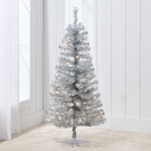 Best Choice Products Prelit Colored Christmas Tree, 4ft Artificial Tree Holiday Decor w/ LED Lights - 1 of 4