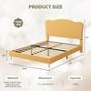 Whizmax Wood Platform Bed Frame,Wooden Bed Frame Without Headboard, Wood Slat Support,No Box Spring Needed, Easy Assembly - 2 of 4