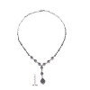 Guili CZ Sterling Silver Black & Rhodium Plated Micro Pave Dofee Teardrop Earrings, an elegant and stylish addition to any jewelry set. - 4 of 4