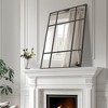Lirago Wrought Iron Rectangular Black Panel Wall Mirror 0.78" D x 30" W x 39" H - 2 of 4