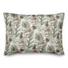 Creative Products Pine Cones and Greenery on White 20 x 14 Spun Poly Pillow - image 2 of 3