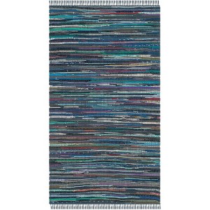 Rag Rug RAR121 Hand Woven Indoor Rugs - Safavieh - 1 of 4