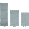 Edge Bath Rug 100% Premium Cotton Ultra-Soft Water Absorbent Tufted Solid Reversible 3 Piece Bathroom Rug Set for Machine Washable Bathmat - 2 of 4