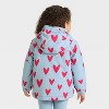 Toddler Girls' Hearts 3-in-1 Snowplay Jacket - Cat & Jack™ Light Blue - 2 of 2