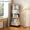 NicBex MDF Bookshelf with Open Shelves ,Rotating Bookshelf Storage Organizer for Bedroom,Living Room,Office - 3 of 4