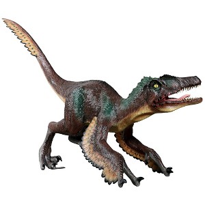 Design Toscano Feathered Velociraptor Jurassic-Sized Dinosaur Statue - 1 of 4