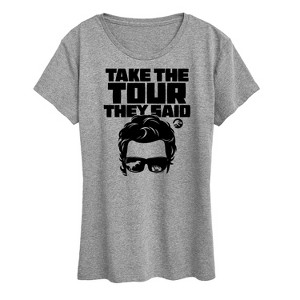 Women's - Jurassic Park - Take The Tour They Said- Women's Short Sleeve Graphic T-Shirt Short Sleeve Graphic T-Shirt - 1 of 4