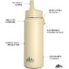 Hydrapeak 20oz Kids Stainless Steel Leak Proof Water Bottle with Straw Lid and Flexible Handle - 2 of 4