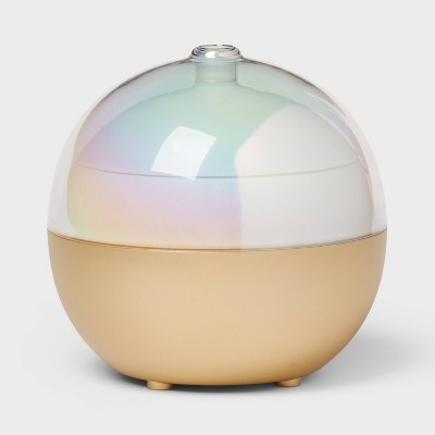 Iridescent Top and Gold Base Orb 300ml Large Diffuser - Threshold™: Electric Aromatherapy, 8hr Run Time, Auto Shut-Off