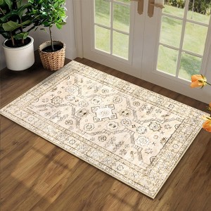 COZONY Vintage Oriental Area Rug - Large Soft Washable Distressed Farmhouse Carpet, Indoor Accent Rug for Living Room, Bedroom, Home Office - 1 of 4