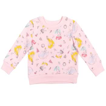 Disney Frozen Minnie Mouse Princess Moana Nightmare Before Christmas Toy Story Lion King Lilo & Stitch Girls Pullover Sweatshirt Little Kid to Big