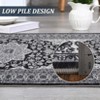 Area Rugs for Living Room - Floral Medallion Washable Rug, Non-Slip Low Pile Carpet for Bedroom - 4 of 4